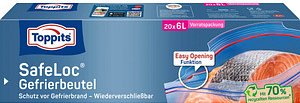 Thumbnail - Toppits Gefrierbeutel SafeLoc 6,0 l, 20 St.