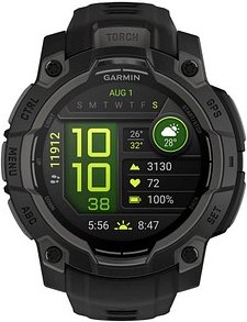 GARMIN Instinct 3 AMOLED 45 mm Smartwatch schwarz