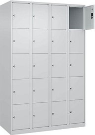 CP Schließfachschrank Classic Plus lichtgrau 080000-405 S10008, 20 Schließfächer 120,0 x 50,0 x 185,0 cm