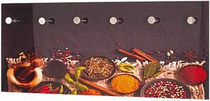 Thumbnail - HAKU Möbel Wandgarderobe 17988 Motiv Metall 6 Haken 70,0 x 30,0 cm