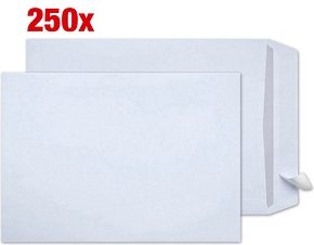 STEINMETZ Versandtaschen DIN B4 ohne Fenster weiß 250 St.