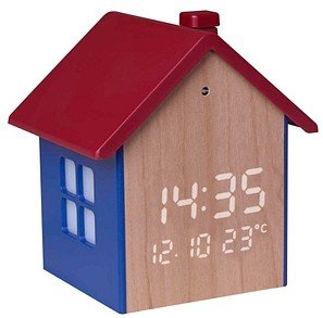 TFA® Kinderwecker Häuschen bunt Kunststoff 8,9 x 9,6 cm