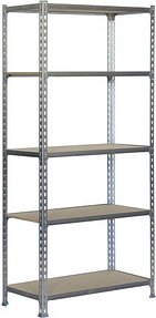 Simonrack Schwerlastregal MADERCLICK PLUS 5/500 778100025201055 silber 100,0 x 50,0 x 200,0 cm