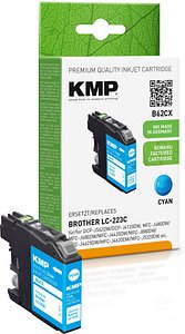 Thumbnail - KMP B62CX cyan Druckerpatrone kompatibel zu brother LC-223C