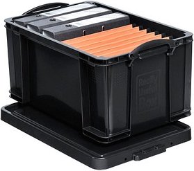 Thumbnail - Really Useful Box Aufbewahrungsbox 48,0 l schwarz 61,0 x 40,2 x 31,5 cm