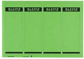 AKTION: 100 LEITZ Ordneretiketten 1685/2-55 grün mit Prämie nach Registrierung