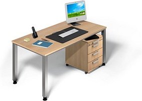 HAMMERBACHER Akandia Büromöbel-Set eiche