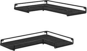 VASAGLE Wandregale-Set weiß 29,0 / 40,0 x 14,0 x 4,0 cm, 1 Set