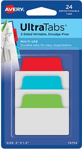 Thumbnail - AVERY Zweckform UltraTabs Multi-Use Haftmarker farbsortiert 24 Blatt