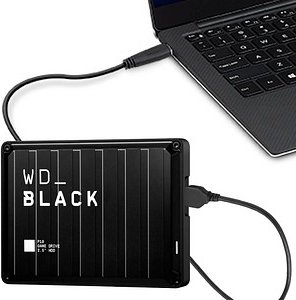 Western Digital WD_BLACK P10 Game Drive 4 TB externe HDD-Festplatte schwarz