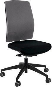 ORIGINAL STEIFENSAND Bürostuhl Eserio Stoff grau, Gestell schwarz