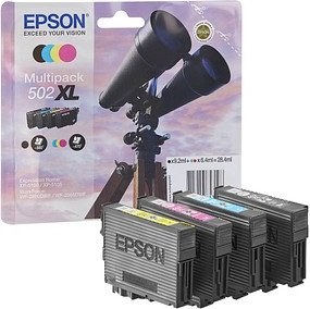 Thumbnail - EPSON 502XL/T02W64 schwarz, cyan, magenta, gelb Druckerpatronen, 4er-Set