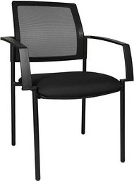 Topstar Besucherstühle BtoB 10 BB200A G200 schwarz Stoff, 2 St.