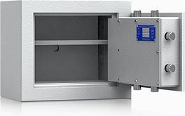 ISS Tresor 40000 München Sicherheitsstufe 1 nach EN 1143-1 lichtgrau 39,6 x 25,0 x 33,6 cm