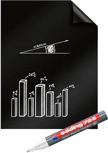 Legamaster Flipchart-Folie Magic-Chart Blackboard blanko 60,0 x 80,0 cm, 25 Blatt