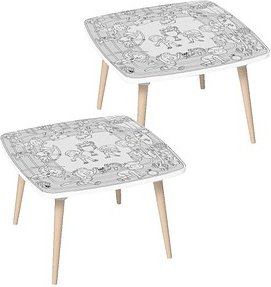 PAPERFLOW Kids Sport Maltische weiß 60,0 x 60,0 x 46,0 cm