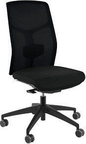 ORIGINAL STEIFENSAND Bürostuhl Eserio Netz Stoff schwarz, Gestell schwarz