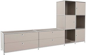 viasit Sideboard System4, 83917 taupe 227,9 x 40,4 x 118,2 cm, 1 St.