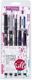 Tombow "Beginner" Handlettering-Set farbsortiert, 1 Set