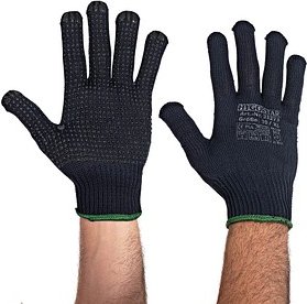 HYGOSTAR unisex Arbeitshandschuhe Pearl dunkelblau Größe 10, 12 Paar