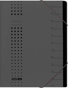 Thumbnail - ELBA Ordnungsmappen chic 12 Fächer anthrazit, 5 St.