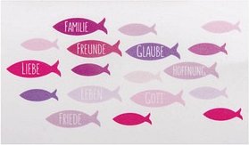 Thumbnail - Rayher Wachsmotive pink/rosa Fische, 1 Pack