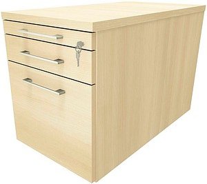 fm Oldenburg Rollcontainer königsahorn 3 Auszüge 43,4 x 80,0 x 54,0 cm