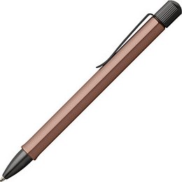 FABER-CASTELL Kugelschreiber Hexo bronze, Schreibfarbe: schwarz, 1 St.