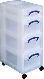 Thumbnail - Really Useful Box Aufbewahrungsbox transparent 30,0 x 42,0 x 73,0 cm, 1 St.