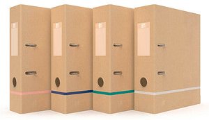 10 OXFORD Touareg Ordner farbsortiert Karton 8,0 cm DIN A4