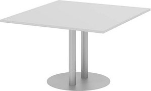 HAMMERBACHER Verbindungsplatte KT12S lichtgrau, silber rechteckig 120,0 x 130,0 x 74,0 cm