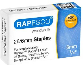 RAPESCO® Heftklammern 26/6, 1.000 St.