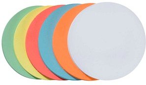 FRANKEN Moderationskarten farbsortiert Ø 14,0 cm, 300 St.