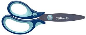 Pelikan Linkshänder-Papierschere griffix® blau-hellblau 14,0 cm