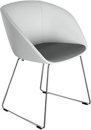 sedus Schalenstuhl on spot cosy UC-842/003 steingrau Stoff