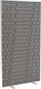 PAPERFLOW Trennwand easyScreen Black & White, 60405 bunt 94,0 x 173,4 cm, 1 St.