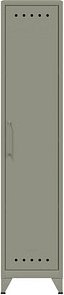 Thumbnail - BISLEY Stahlschrank Fern Locker FERLOC3S645 lichtgrau 38,0 x 51,0 x 180,0 cm, aufgebaut