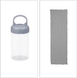 relaxdays Kühltücher 10027811_111 grau, 2 St.