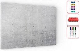 ALLboards Magnettafel 60,0 x 40,0 cm Zement