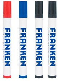 Thumbnail - FRANKEN Whiteboard-Marker farbsortiert, 4 St.