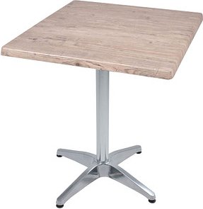 Garden Pleasure BRENTA Bistrotisch hellbraun 70,0 x 70,0 x 74,0 cm