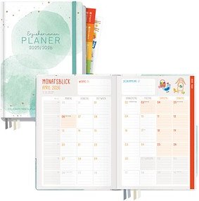 Häfft® Verlag Kita-Planer August 2025 - August 2026 weiß