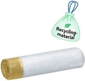 Müllbeutel 60,0 l transparent 11,0 µm, 5x 20 St.