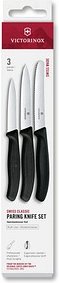 VICTORINOX Küchenmesser  Swiss Classic silber, schwarz, 1 Set