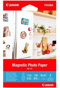 Canon Fotopapier MG-101 10,0 x 15,0 cm glänzend 670 g/qm 5 Blatt