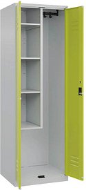 CP Putzmittelschrank Classic Plus 080100-00 S10022 lichtgrau, clowngrün 60,0 x 50,0 x 185,0 cm, aufgebaut, 1 St.