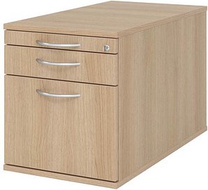 HAMMERBACHER TC20 Rollcontainer eiche 3 Auszüge 42,8 x 80,0 x 51,2 cm