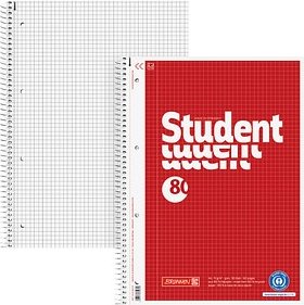 BRUNNEN Collegeblock Student Lineatur 22 kariert DIN A4 Innenrand, 1 St.