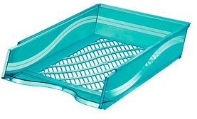 bene Briefablage blau-transparent DIN A4, 1 St.