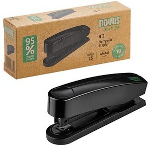 Thumbnail - novus Heftgerät B2 RE+NEW schwarz, 1 St.